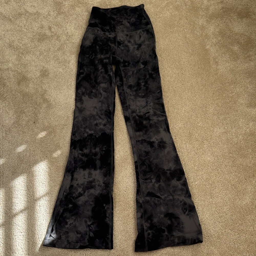 lululemon athletica Black Tie-Dye Leggings